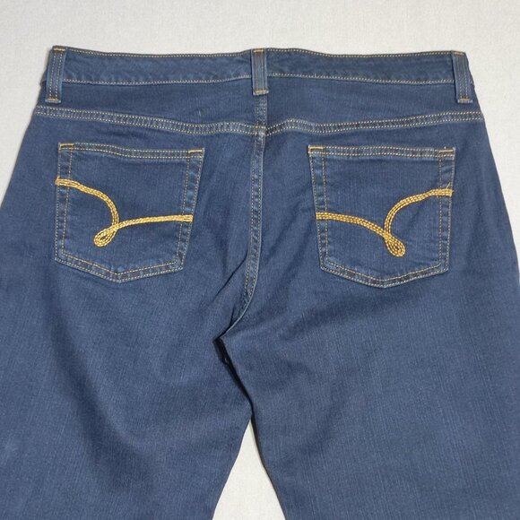 Tommy Hilfiger jeans women's size 12 indigo blue colour boot cut western denim - Picture 4 of 12